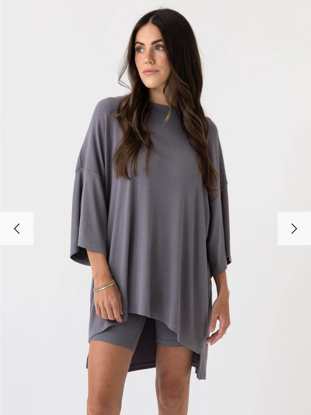 NWT The Foxy Kind All Weekend Long set in slate